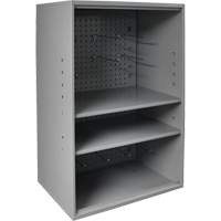 Abrasive Storage Cabinet with Pegboard, Steel, 19-7/8" x 14-1/4" x 32-3/4", Grey SPOC Demo