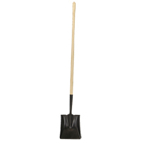 Pelle &agrave; bout carr&eacute;, Bois, Lame Acier durci, Manche en Droit, Longueur 49-1/2" SPOC Demo
