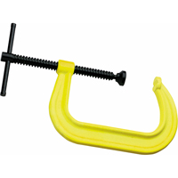 Serre-joint en C de s&eacute;curit&eacute; haute visibilit&eacute;, Capacit&eacute; de 2-1/8" (54 mm), Profondeur de gorge de 2-1/4" (57 mm) SPOC Demo