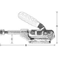 Serre-flan droit, Force de serrage de 600 lb SPOC Demo