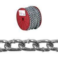 Chaîne torsad&eacute;e, Acier &agrave; faible teneur en carbone, #2 x 125' (38,1 m) l, Charge d'utilisation 310 lb (0,155 tonne) SPOC Demo