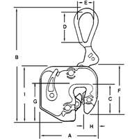 GXL Plate Clamp, 1000 lbs. (0.5 tons), 1/16" - 5/8" Jaw Opening SPOC Demo