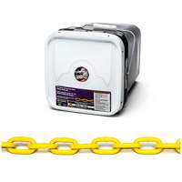 Proof Coil Chain, Low Carbon Steel, 1/4" x 75' (22.9 m) L, Grade 30, 1300 lbs. (0.65 tons) Load Capacity SPOC Demo