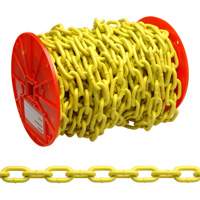 Proof Coil Chain, Low Carbon Steel, 1/4" x 60' (18.3 m) L, Grade 30, 1300 lbs. (0.65 tons) Load Capacity SPOC Demo