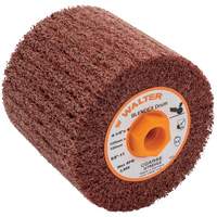Tambour de conditionnement de surface Blendex ALLSTEEL, 4-1/4" dia. x 4" la, 5/8"-11 Arbre, Grain Cors&eacute; SPOC Demo