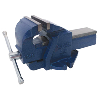 Ductile Iron Mechanics Bench Vise, 4-1/2" Jaw Width, 2-3/5" Throat Depth SPOC Demo