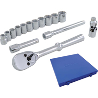 Jeu de douilles et accessoires, 15 Mcx, Prise de 3/8" SPOC Demo