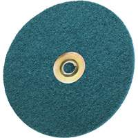 Disque de conditionnement de surface Scotch-Brite, 4-1/2" dia., Grain Moyen, Oxyde d'aluminium SPOC Demo