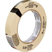 Scotch&reg; Contractor Grade Masking Tape 2020, 18 mm (3/4") x 55 m (180'), Beige SPOC Demo