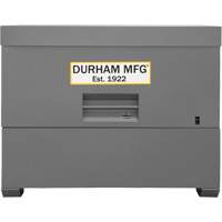 Piano Style Jobsite Storage Box, 60-1/2" W x 34-3/4" D x 49-3/8" H, Grey SPOC Demo