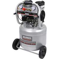 Ultra-Quiet Oil-Free Air Compressor, Electric, 10 Gal. (12 US Gal), 125 PSI, 120/1 V SPOC Demo