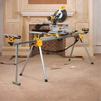 Double Bevel Sliding Compound Mitre Saw with Stand SPOC Demo