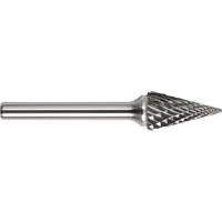 DRILLCO Magnum Double Cut Solid Carbide Burr, SM-3, 1/4" Dia., 1/4" Shank, 1" Depth of Cut SPOC Demo