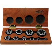 DRILLCO Hex Threading Die Set, 10 Pieces SPOC Demo