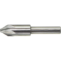 Fraise sans broutage DRILLCO, 3/16", Acier rapide, Angle de 60°, 6 cannelures SPOC Demo