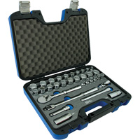 Jeu d'Accessoires pour douilles SAE & m&eacute;triques &agrave; 12 pans, 33 Mcx, Prise de 3/8" SPOC Demo