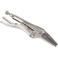 Locking Pliers with Wire Cutter, 6-1/2" Length, Long Nose SPOC Demo