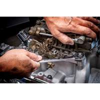 90-Tooth Reversible Ratcheting Wrench, 12 Point, 1/2", Chrome/Polished Finish SPOC Demo