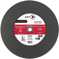 A36R Power Abrasive Cut-Off Wheel, 14" x 3/32", 1" Arbor, Type 1, 4400 RPM SPOC Demo
