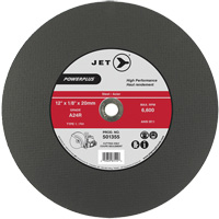 A24R PowerPlus Cut-Off Wheel, 12" x 1/8", 20 mm Arbor, Type 1, 6600 RPM SPOC Demo