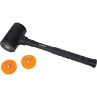 Dead Blow Hammer, 45 oz. Head Weight, Polyurethane Face, Fibreglass Handle, 13" L SPOC Demo
