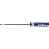 Tournevis &agrave; fente bleu transparent avec bandes, Tige de 5/16", Ronde, Prise en Plastique SPOC Demo