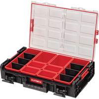 Organisateur tr&egrave;s-grand avec bacs courts Arx, 23" x 15-1/5" x 5", Noir SPOC Demo