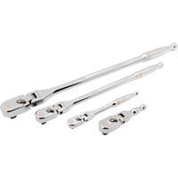 1/4", 3/8" & 1/2" Drive 120XP Full Polish Flex Handle Teardrop Ratchet Set SPOC Demo