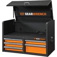 GSX Series Tool Chest, 36" W, 5 Drawers, Black/Orange SPOC Demo