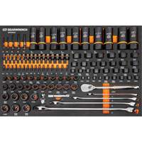 97-Piece Bolt Biter Mechanics Tool Set in Foam Storage Tray SPOC Demo