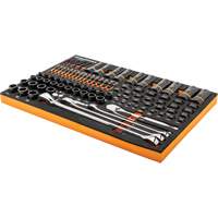 97-Piece Bolt Biter Mechanics Tool Set in Foam Storage Tray SPOC Demo