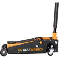 Heavy-Duty Floor Jack, 3 Ton(s) Capacity, 5-1/4" Lowered, 18-1/4" Raised, Manual Hydraulic SPOC Demo