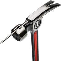 Marteau de charpente en acier avec face meul&eacute;e, 22 oz, Prise en Acier plein, 16" lo SPOC Demo