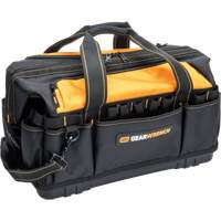 Sac &agrave; outils de 20" pour les professionnels, Nylon, 33 pochettes, Noir/Orange SPOC Demo
