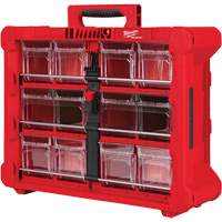 Organisateur PACKOUT &agrave; bac inclinable, 15-1/5" x 19-7/10" x 6-7/10", Noir/Rouge SPOC Demo
