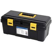 JPTB-19 Plastic Hand Tool Box, 19" W x 9" D x 8" H, Black SPOC Demo