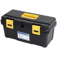 JPTB-16 Plastic Hand Tool Box, 16" W x 8" D x 7-1/2" H, Black SPOC Demo