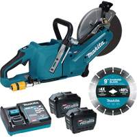 Tronçonneuse &agrave; meule &eacute;lectrique 40?V?max XGT sans balais avec trousse de batteries 8,0?Ah , 9", 40 V SPOC Demo