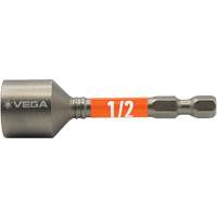 Impactech&reg; Nut Driver, 1/2" Tip, 1/4" Drive, 2-9/16" L, Magnetic SPOC Demo