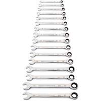 90-Tooth 12 Point Wrench Set, Ratcheting Combination, 16 Pieces, Metric SPOC Demo