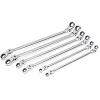 90-Tooth 12 Point Metric GearBox Double Ratcheting Wrench Set, Flex Head, 6 Pieces, Metric SPOC Demo