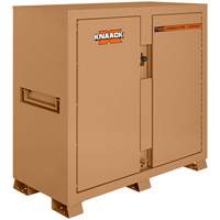 Model 112 Jobsite Cabinet with Padlock, Steel, 54.9 Cubic Feet, Tan SPOC Demo