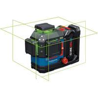 Laser dalignement/nivellement 360 connect&eacute; &agrave; faisceau vert &agrave; trois points SPOC Demo