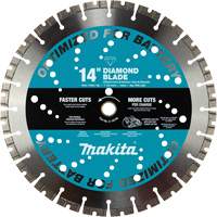 General Purpose Thin Kerf Diamond Blade, 14", Brick/Concrete/Stone Use SPOC Demo