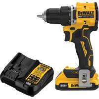 Ensemble visseuse-perceuse sans fil et sans balai ATOMIC COMPACT SERIES, Lithium-ion, 20 V, Mandrin 1/2" SPOC Demo