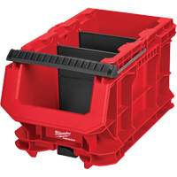 PACKOUT Compact Crate, 15-1/2" x 9-1/2" x 8-3/4", Black/Red SPOC Demo
