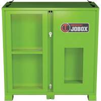 Onsite PPE Storage Cabinet, Steel, High-Visibility Lime Green SPOC Demo