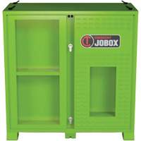 Ventilated Onsite PPE Storage Cabinet, Steel, High-Visibility Lime Green SPOC Demo