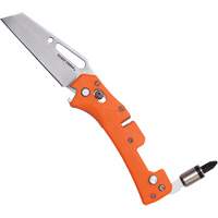 Electrician's Pocket Knife with Driver, 2-99/100" Blade, Stainless Steel Blade, Plastic Handle SPOC Demo