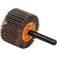 Flap Wheels-Coolcut Flap Wheels, Aluminum Oxide, 60 Grit, 1-1/2" x 1" x 1/4" SPOC Demo